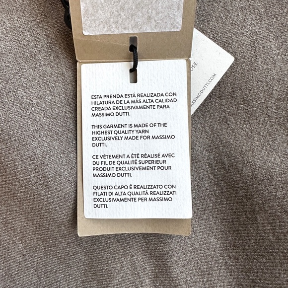 MASSIMO DUTTI taupe brown oversized cardigan - Picture 12 of 13